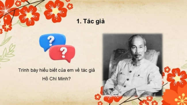 Soạn giáo án điện tử Ngữ văn 8 CD Bài 7 Đọc 4: Cảnh khuya