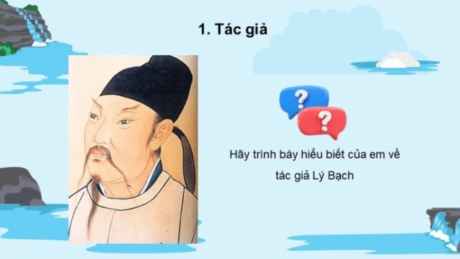 Soạn giáo án điện tử Ngữ văn 8 CD Bài 7 Đọc 3: Xa ngắm thác núi Lư
