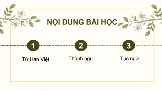 Soạn giáo án điện tử Ngữ văn 8 CD Bài 5 TH tiếng Việt: Ôn tập về từ Hán Việt, thành ngữ, tục ngữ