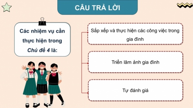 Soạn giáo án điện tử HĐTN 8 CTST (bản 1) Chủ đề 4: Sống hoà hợp trong gia đình - Nhiệm vụ 1, 2