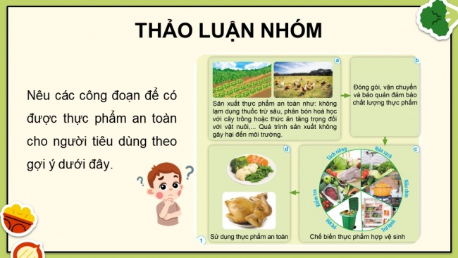 Soạn giáo án điện tử khoa học 4 cánh diều Bài 19: Thực phẩm an toàn