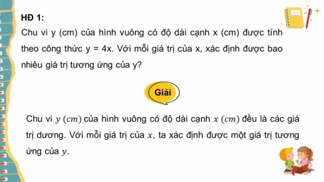 Soạn giáo án điện tử Toán 8 CD Chương 3 Bài 1: Hàm số