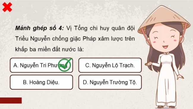 Soạn giáo án điện tử Lịch sử 8 KNTT Bài 17: Cuộc kháng chiến chống thực dân Pháp xâm lược từ năm 1858 đến năm 1884 (P1)