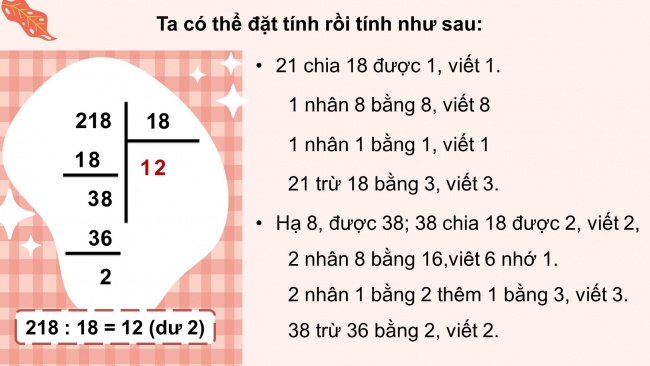 Soạn giáo án điện tử toán 4 KNTT Bài 44: Chia cho số có hai chữ số