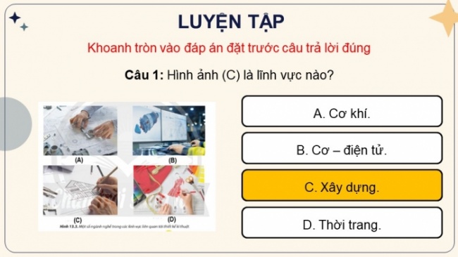 Soạn giáo án điện tử Công nghệ 8 KNTT Bài: Ôn tập Chương 5