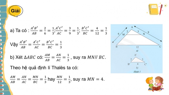 Soạn giáo án điện tử Toán 8 CTST Chương 8 Bài 2: Các trường hợp đồng dạng của hai tam giác