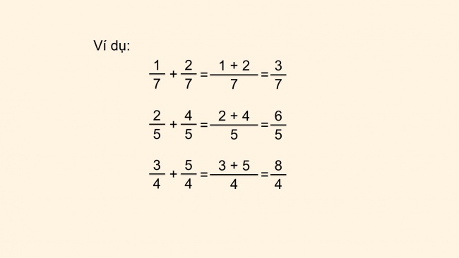 Soạn giáo án điện tử toán 4 KNTT Bài 60: Phép cộng phân số