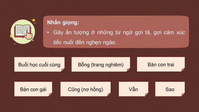 Soạn giáo án điện tử tiếng việt 4 cánh diều Bài 11 Đọc 2: Buổi học cuối cùng