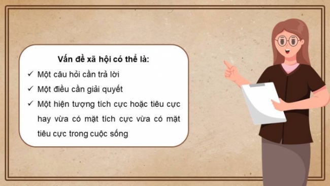 Soạn giáo án điện tử Ngữ văn 8 CD Bài 6 Nói và nghe: Trình bày ý kiến về một vấn đề xã hội