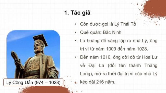 Soạn giáo án điện tử Ngữ văn 8 CD Bài 5 Đọc 3: Chiếu dời đô