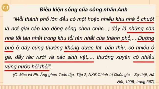 Soạn giáo án điện tử Lịch sử 8 CTST Bài 11: Phong trào công nhân và sự ra đời của chủ nghĩa Mác