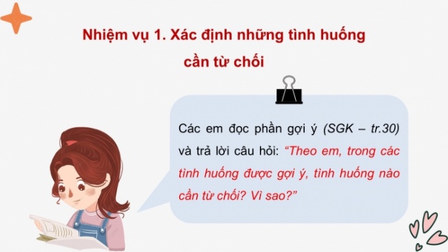 Soạn giáo án điện tử HĐTN 8 CTST (bản 2) Chủ đề 3: Xây dựng và giữ gìn các mối quan hệ - Hoạt động 5, 6, 7