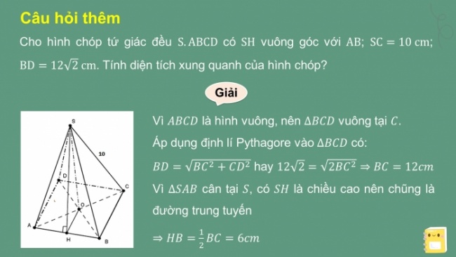 Soạn giáo án điện tử Toán 8 KNTT Bài: Luyện tập chung (chương 10 tr.121)