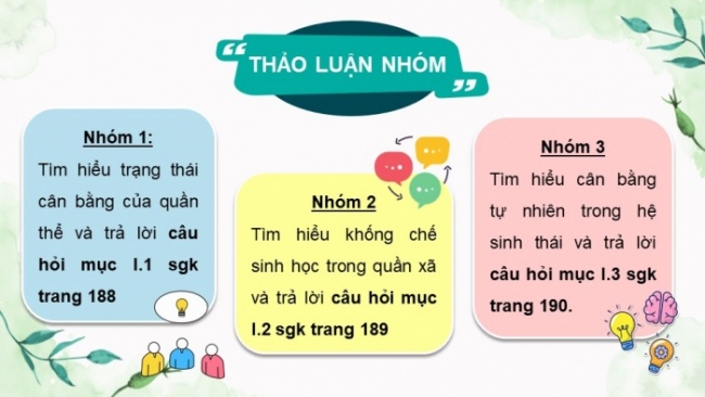 Soạn giáo án điện tử KHTN 8 KNTT Bài 46: Cân bằng tự nhiên