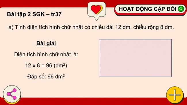 Soạn giáo án điện tử toán 4 cánh diều Bài 68: Đề-xi-mét vuông