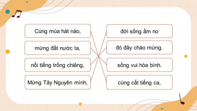 Soạn giáo án điện tử âm nhạc 4 cánh diều Tiết 19: Hát: Hát mừng