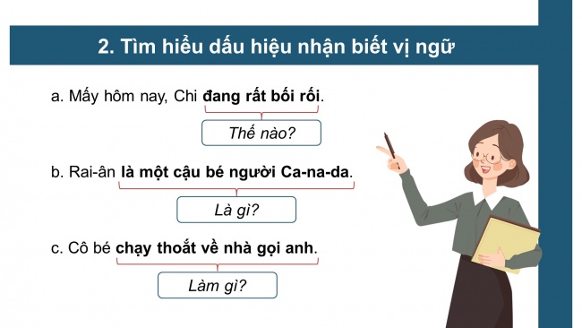 Soạn giáo án điện tử tiếng việt 4 cánh diều Bài 11 Luyện từ và câu 2: Vị ngữ