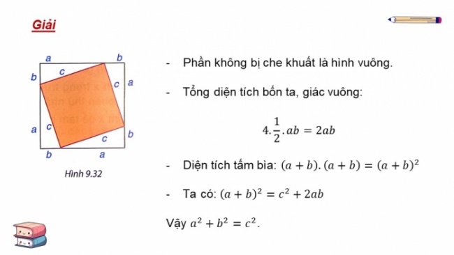 Soạn giáo án điện tử Toán 8 KNTT Bài 35: Định lí Pythagore và ứng dụng