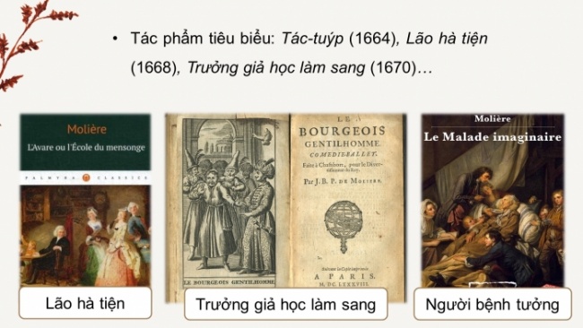 Soạn giáo án điện tử Ngữ văn 8 CD Bài 4 Đọc 3: Ông Giuốc-đanh mặc lễ phục