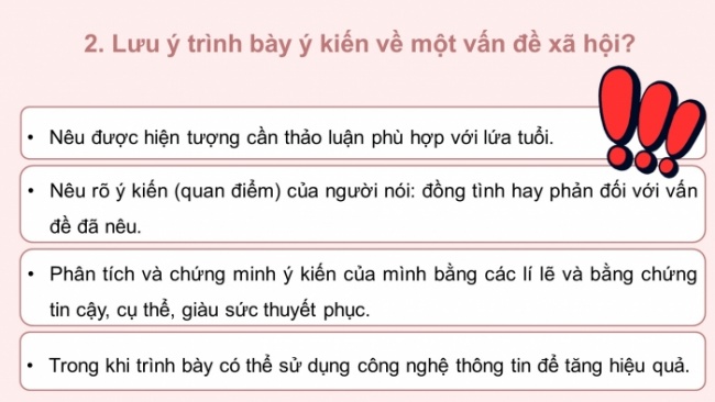 Soạn giáo án điện tử Ngữ văn 8 CD Bài 4 Nói và nghe: Thảo luận ý kiến về một hiện tượng trong đời sống