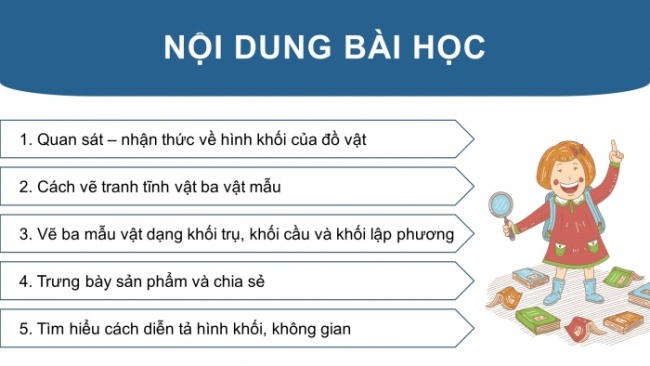 Soạn giáo án điện tử Mĩ thuật 8 CTST (bản 1) Bài 12: Tranh tĩnh vật