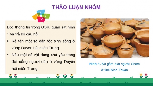 Soạn giáo án điện tử lịch sử và địa lí 4 cánh diều Bài 12: Dân cư, hoạt động sản xuất và một số nét văn hóa ở vùng Duyên hải miền Trung