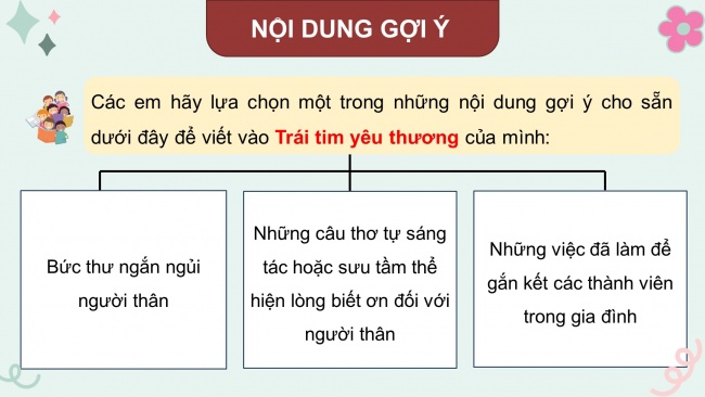 Soạn giáo án điện tử HĐTN 4 cánh diều Tuần 25: Trái tim yêu thương - Hoạt động 1, 2