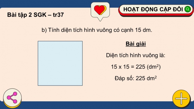 Soạn giáo án điện tử toán 4 cánh diều Bài 68: Đề-xi-mét vuông