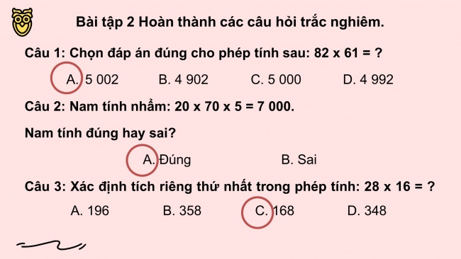 Soạn giáo án điện tử toán 4 CTST Bài 47: Nhân với số có hai chữ số