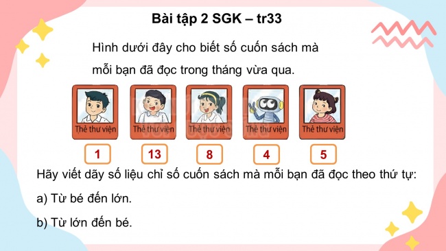 Soạn giáo án điện tử toán 4 KNTT Bài 49: Dãy số liệu thống kê