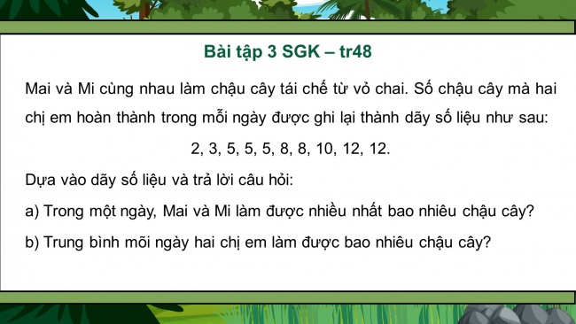 Soạn giáo án điện tử toán 4 KNTT Bài 52: Luyện tập chung