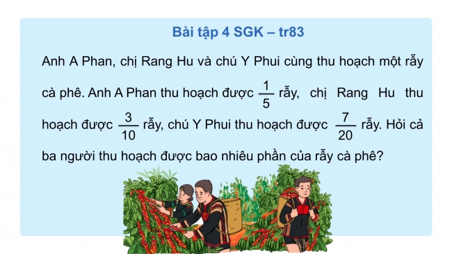 Soạn giáo án điện tử toán 4 KNTT Bài 62: Luyện tập chung