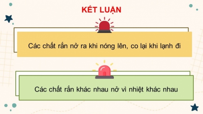 Soạn giáo án điện tử KHTN 8 KNTT Bài 29: Sự nở vì nhiệt