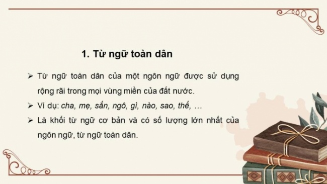 Soạn giáo án điện tử Ngữ văn 8 CD Bài 6 TH tiếng Việt: Từ ngữ toàn dân, từ ngữ địa phương và biệt ngữ xã hội