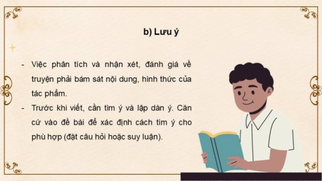 Soạn giáo án điện tử Ngữ văn 8 CD Bài 6 Viết: Phân tích một tác phẩm truyện