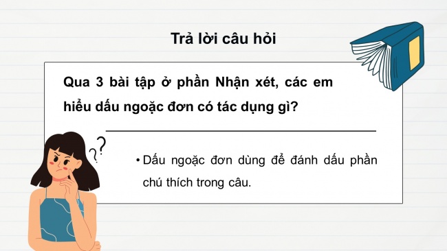 Soạn giáo án điện tử tiếng việt 4 cánh diều Bài 13 Luyện từ và câu 2: Dấu ngoặc đơn