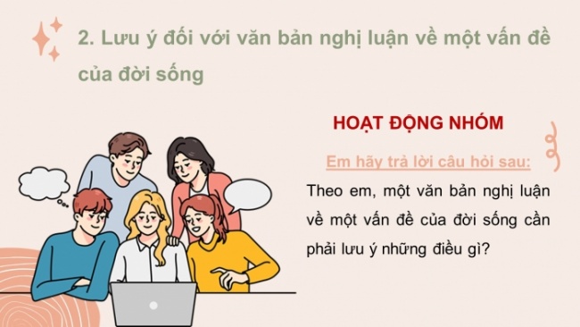 Soạn giáo án điện tử Ngữ văn 8 CD Bài 4 Viết: Nghị luận về một vấn đề của đời sống