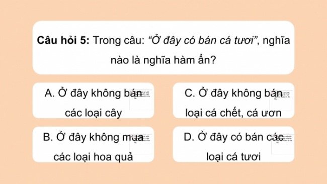 Soạn giáo án điện tử Ngữ văn 8 CD Bài 4 Tự đánh giá: Treo biển