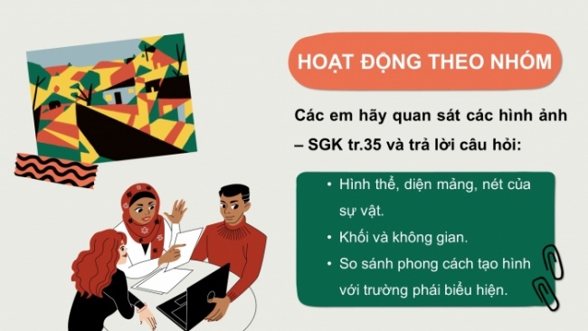 Soạn giáo án điện tử Mĩ thuật 8 CTST (bản 2) Bài 8: Trường phái Biểu hiện và Lập thể