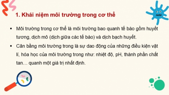 Soạn giáo án điện tử KHTN 8 CD Bài 33: Môi trường trong cơ thể và hệ bài tiết ở người