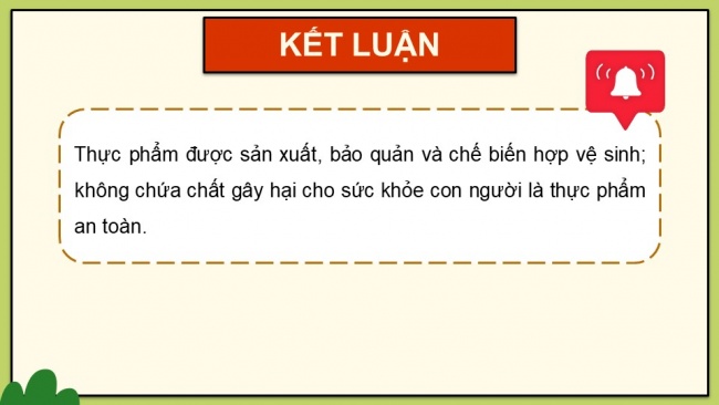 Soạn giáo án điện tử khoa học 4 cánh diều Bài 19: Thực phẩm an toàn