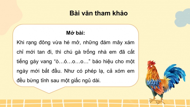 Soạn giáo án điện tử tiếng việt 4 cánh diều Bài 14 Viết 3: Luyện tập tả con vật