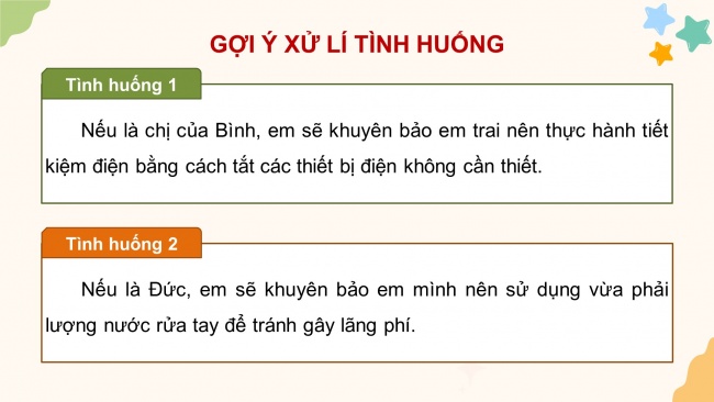 Soạn giáo án điện tử HĐTN 4 cánh diều Tuần 28: Tiết kiệm trong sinh hoạt gia đình - Hoạt động 3, 4