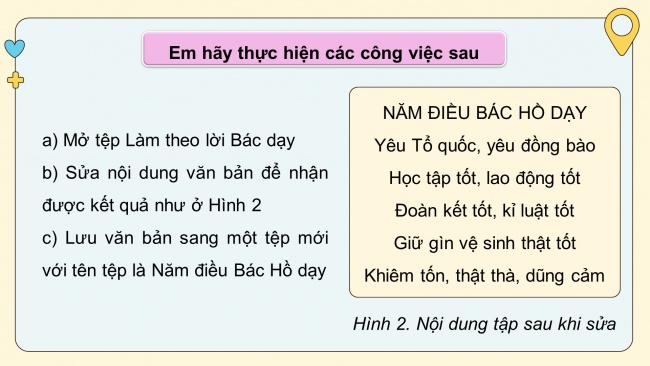 Soạn giáo án điện tử tin học 4 cánh diều Bài 3: Thực hành mở tệp, soạn thảo và lưu tệp văn bản