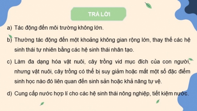 Soạn giáo án điện tử KHTN 8 KNTT Bài 47: Bảo vệ môi trường