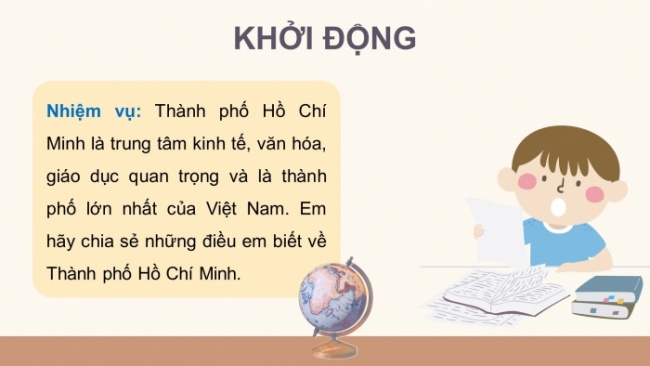 Soạn giáo án điện tử lịch sử và địa lí 4 cánh diều Bài 20: Thành phố Hồ Chí Minh