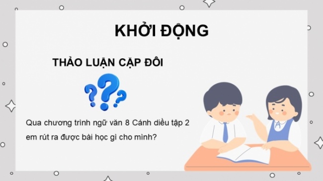 Soạn giáo án điện tử Ngữ văn 8 CD: Ôn tập và tự đánh giá cuối học kì 2