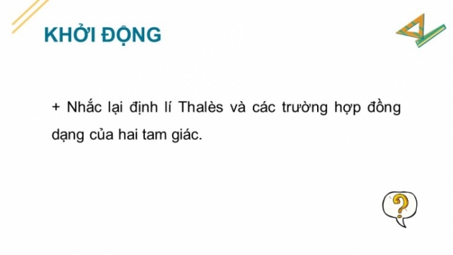 Soạn giáo án điện tử Toán 8 CD HĐ thực hành và trải nghiệm - Chủ đề 3: Thực hành đo chiều cao