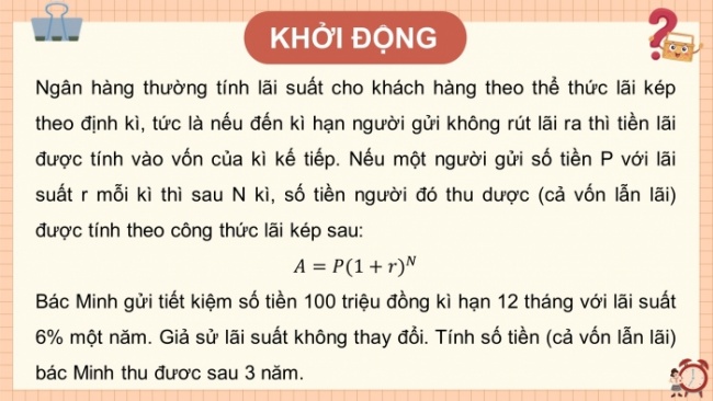 Soạn giáo án điện tử toán 11 KNTT Bài 18: Luỹ thừa với số mũ thực