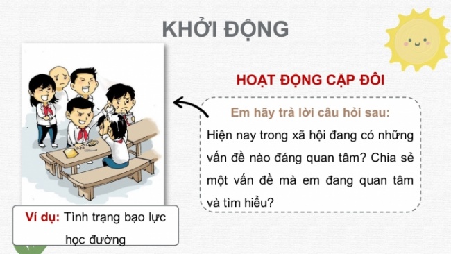 Soạn giáo án điện tử ngữ văn 11 CTST Bài 7 Nói và nghe: Trình bày ý kiến về một vấn đề xã hội trong tác phẩm nghệ thuật hoặc tác phẩm văn học